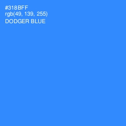 #318BFF - Dodger Blue Color Image